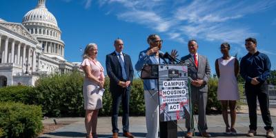 Representatives Holding Press Conference in House Triangle in Support of Campus Housing Affordability Act