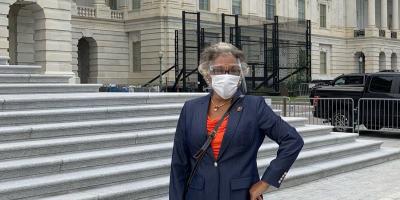 Congresswoman Beatty and Congressman Ryan wear orange for gun violence awareness