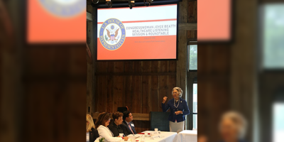 Congresswoman Beatty hosts a roudtable discussion on healthcare access and affordability.