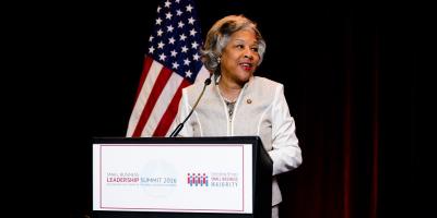 Congresswoman Beatty at Small Business Leadership Summit.