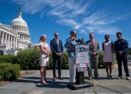 Representatives Holding Press Conference in House Triangle in Support of Campus Housing Affordability Act