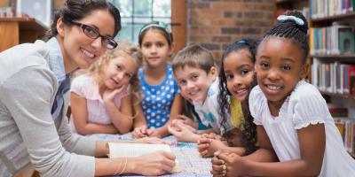 diverse group of children 