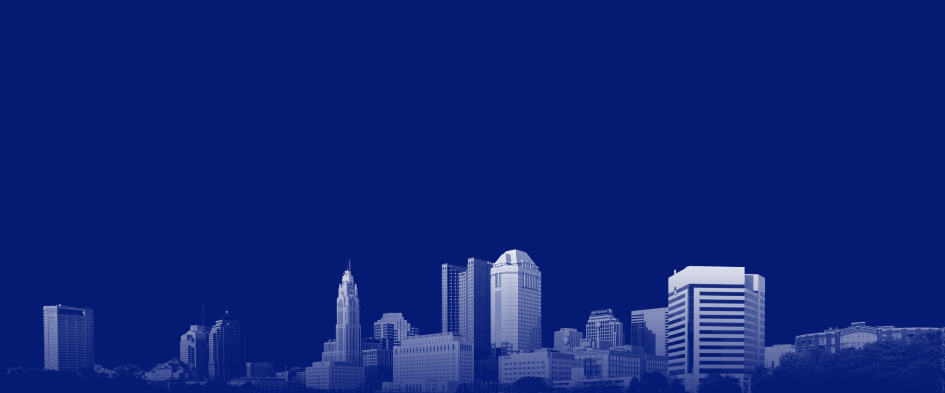 City skyline graphic
